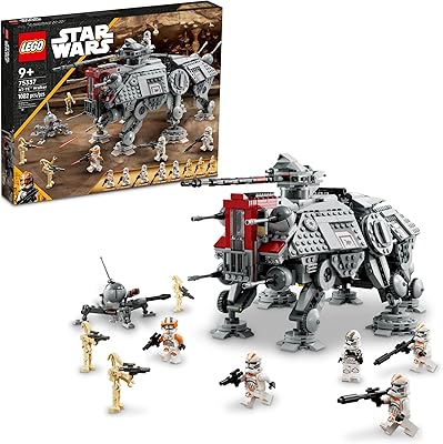 Lego star wars at-te walker 75337 ensemble de construction pour enfants, garçons