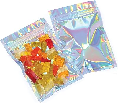 Sacs mylar avec fermeture éclair 4
