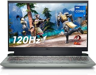 Ordinateur portable de jeu dell g15 5520 avec écran fhd 120