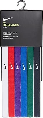 Lot de 6 bandeaux imprimés swoosh (multicolores) poignées en silicone