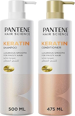 Shampooing à la kératine pantene hair science 500 ml + après-shampooing à la kératine pantene hair science 475 ml pour une douceur luxueuse. Catalogue géant, prix mini chez Diaytar Sénégal