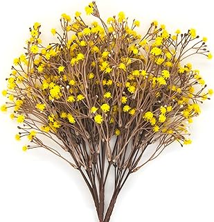 Ofrank bouquets de plantes gypsophiles artificielles pour décoration de mariage à faire soi-même