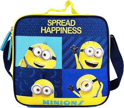 Sac à lunch universel miniontastic, multicolore, 9 pouces. Diaytar : Connectez-vous aux meilleures offres
