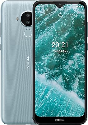 Smartphone android nokia c30 avec 4g, double sim, 3 go de ram, 64