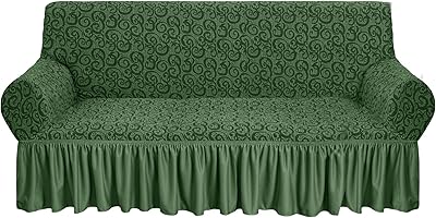 Housse de canapé tissée en jacquard fabien, housse de canapé extensible, housse