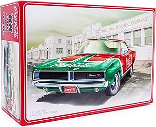 Autoworld mpc919m 1969 dodge charger rt (coca cola) snap (2t) kit de modèle