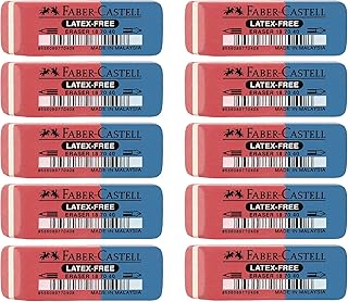 Faber-castell latex rubber 205001 - encre/crayon 187040 paquet de 10