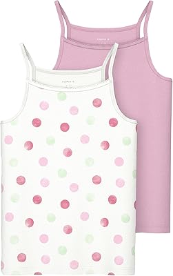 Sous-vêtements roses à pois pour filles (lot de 2)