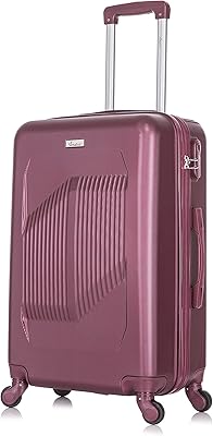 Bagage à coque rigide en abs durable et léger avec 4 roulettes