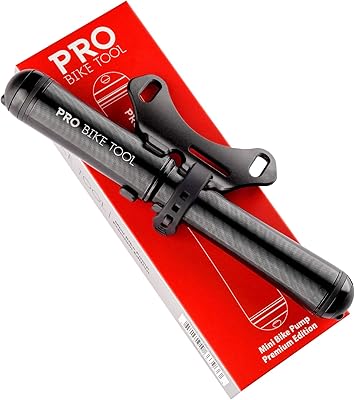 Mini pompe de moto professionnelle édition premium - compatible avec les valves presta