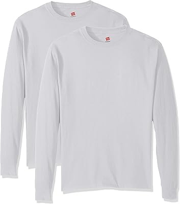 T-shirt à manches longues doux et confortable pour hommes hanes (paquet de 2). Votre satisfaction commence ici, sur Diaytar Sénégal