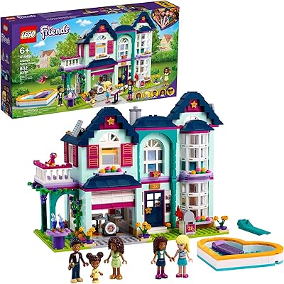 Lego friends 41449 kit de construction de la maison familiale andrea, ensemble