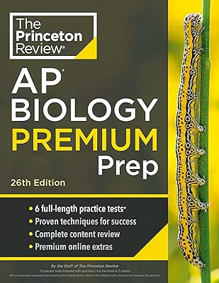Princeton review ap biology premium prep, 2024 : 6 tests pratiques + révision