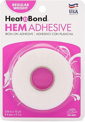 Adhésif thermocollant hem heatinbond, poids normal, blanc