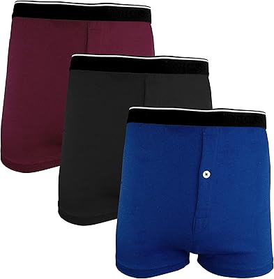 Fast way lot de 3 slips en coton doux pour hommes