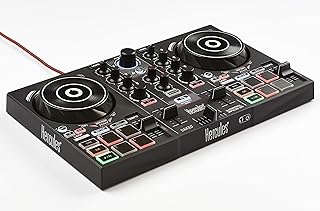 Contrôleur usb hercules dj control impulse 200, parfait pour les débutants apprenant à