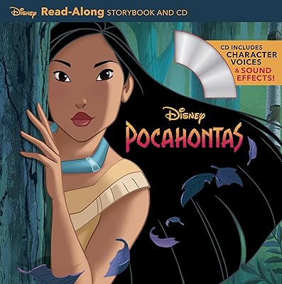 Livre d'histoires et cd à lire de pocahontas