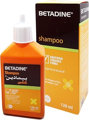 Shampoing betadine scalp care pour pellicules pour tous types de cheveux
