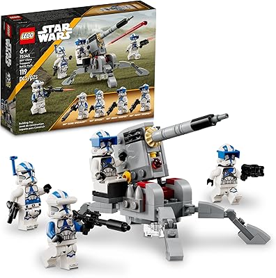 Lego star wars 501st clone troopers battle pack 75345, ensemble de jouets à