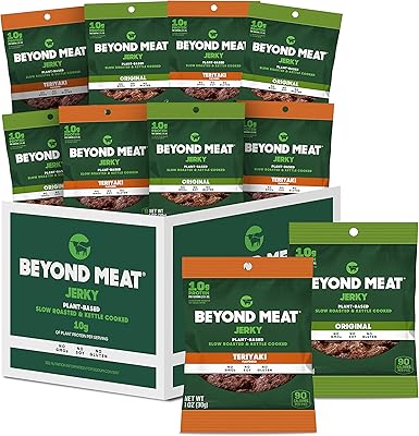 Au-delà de la viande, pack de variétés de viande séchée, originale et teriyaki