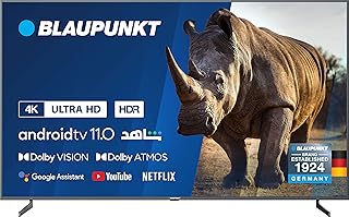 Blaubinkt 85ubc8000d téléviseur intelligent 4k-uhd 85 pouces avec android 11, dolby vision, dolby