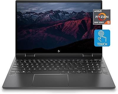 Ordinateur portable convertible hp envy x360 15 avec processeur amd ryzen
