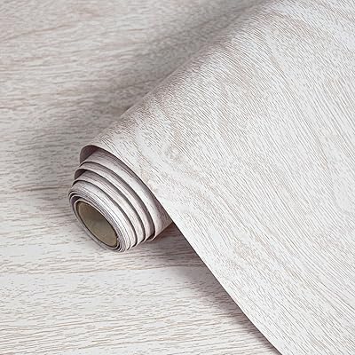 Papier peint blanc à décoller et à coller, papier peint à grain