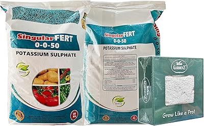Engrais au sulfate de potassium npk 0-0-50 | 25 kg + perlite