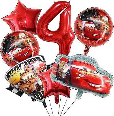 7 pièces lightning mcqueen cars ballons en aluminium pour enfants 3ème anniversaire décorations de fête de fête prénatale course (voitures 4ème anniversaire). Diaytar Sénégal : La marketplace qui pense à votre porte-monnaie