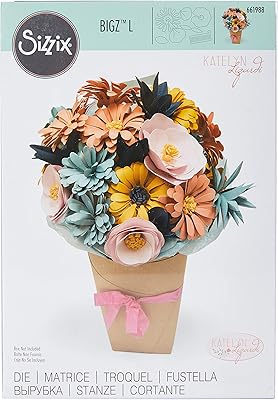 Sizzix bigs l die 661988 collection florale multicolore par katelyn lizardi