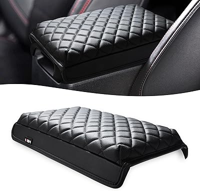 Kbh housse d'accoudoir de console centrale pour toyota camry 2012-2017 protection de coussin