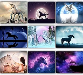Décor de chambre licorne livin harmony pour filles | ensemble de 9