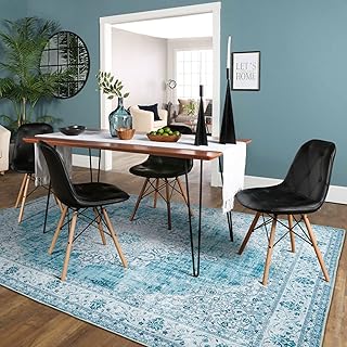 Tapis kalina lavable talita kalina, tapis persan pliable indéformable pour salon chambre