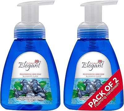 Lavage moussant doux et élégant pour les mains – glaçage aux myrtilles –