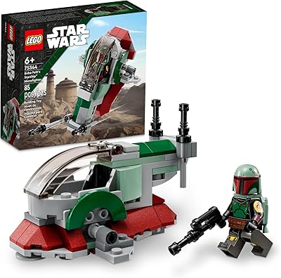 Lego star wars boba fett mini véhicule de construction 75344 jouet avec ailes