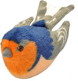 Wild republic audubon birds barn swallow peluche avec son authentique d'oiseau, animal