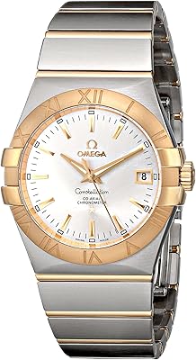 Montre constellation omega pour homme 123.20.35.20.02.002 à cadran argenté
