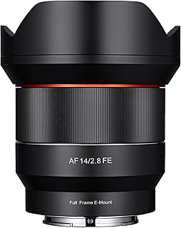 Objectif à mise au point automatique plein format samyang 14 mm f2.8 pour