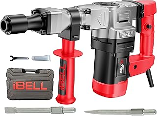Marteau de démolition aibel dh10-78, 6 kg, 1150 watt, renfort en acier, impact
