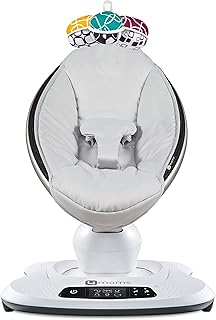 Balançoire multi-mouvements 4moms de mamaro 4, chaise à bascule bluetooth pour enfants