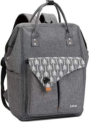Lekiski sac à dos pour ordinateur portable 15,6 pouces pour femme, sac à