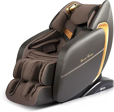 Fauteuil de massage complet du corps zetaco manzuku, assemblage gratuit, commande vocale, coussin
