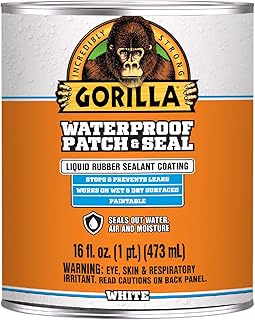 Gorilla liquid waterproof, blanc, 473 ml, 1 paquet
