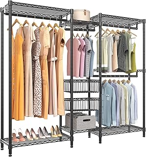 Portant à vêtements en fil métallique, portant à vêtements suspendu robuste isionin, support