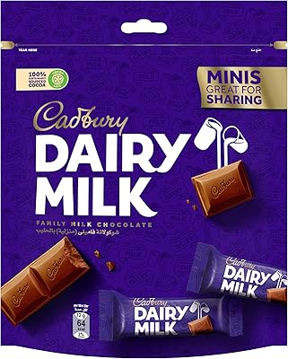 Pack de partage de chocolat nature cadbury dairy milk 168 g