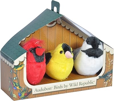 Collection d'oiseaux audubon de wild republic avec des sons d'oiseaux authentiques, cardinal du