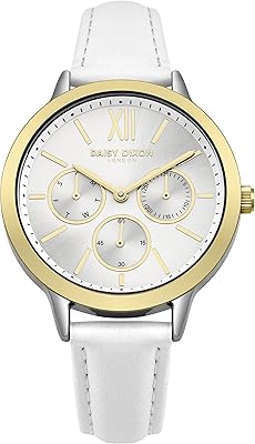 Montre à quartz multifonction pour femme daisy dixon avec bracelet en cuir dd055wsg