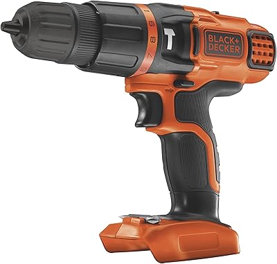 Perceuse à percussion sans fil black & decker avec 11 réglages de couple