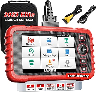 Lancez le scanner obd2 crp123x elite pour voiture 2023 outil d'analyse de diagnostic