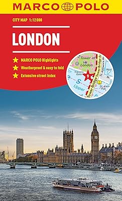 Plan de la ville de londres marco polo 2018